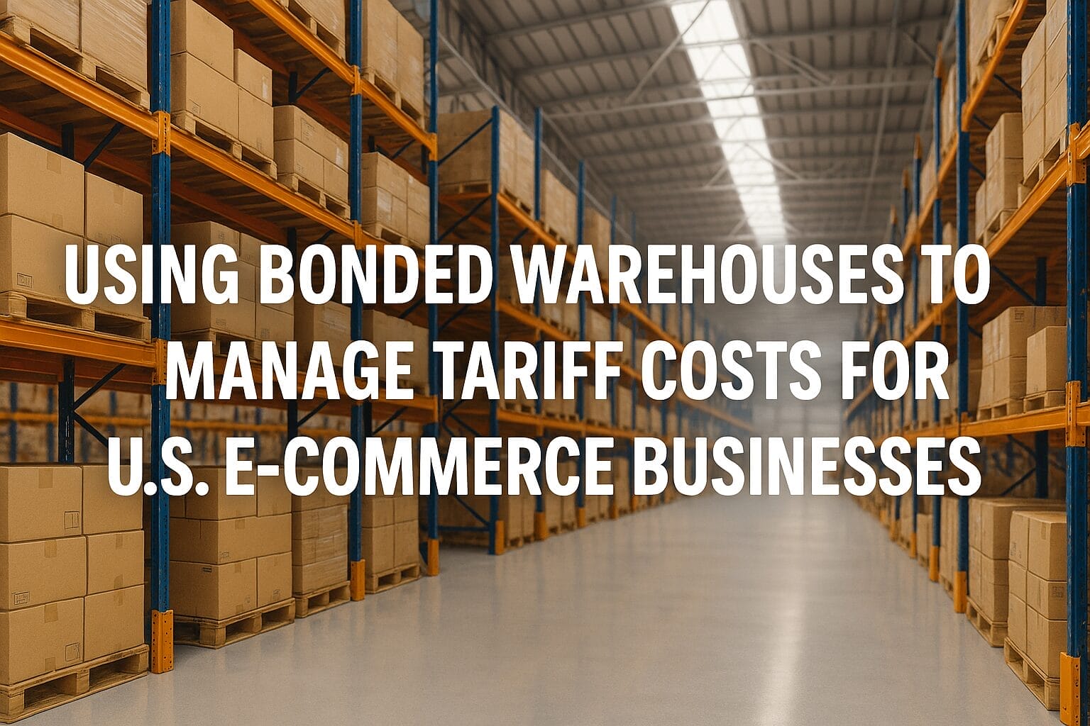 Using Bonded Warehouses to Manage Tariff Costs for U.S. E-Commerce Businesses